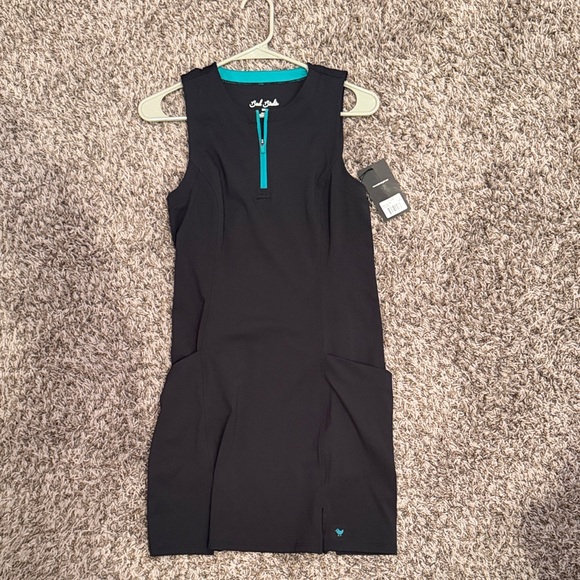 Bad Birdie Black Mini Hybrid Skirt with Teal Details NWT - Picture 5 of 5